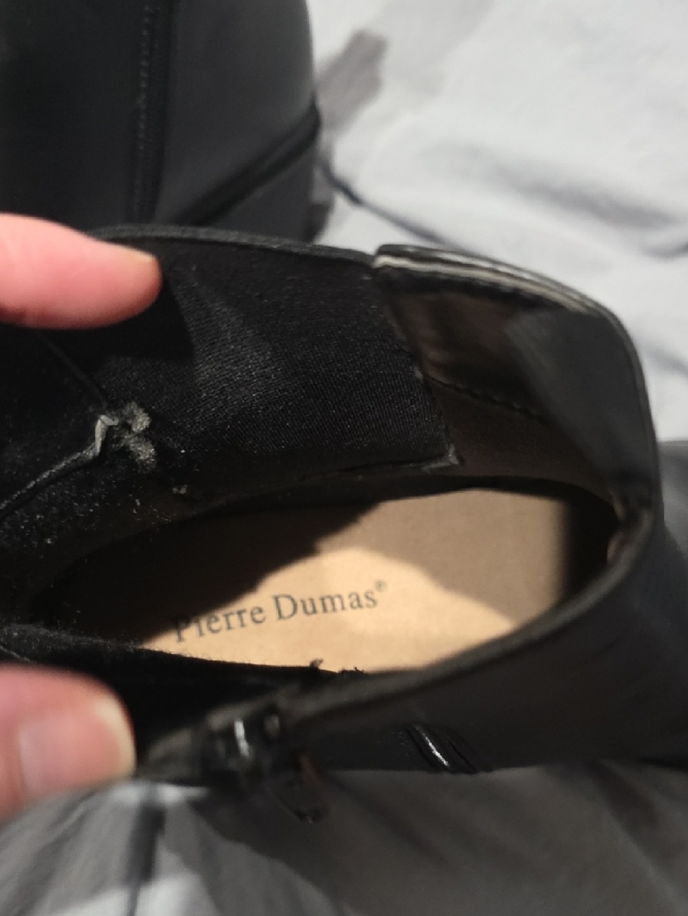 Pierre Dumas Black Chunky Chelsea Platform Booties - Picture 5 of 6